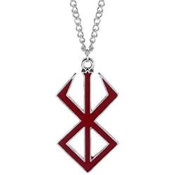 GK-O Anime Berserk Cosplay Costume Brand of Sacrifice Necklace Key Ring Key Chain