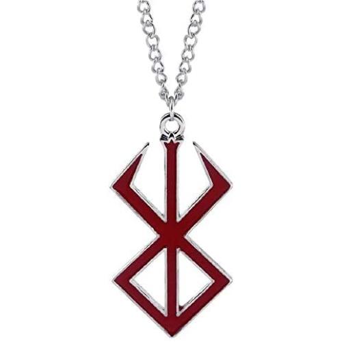 GK-O Anime Berserk Cosplay Costume Brand of Sacrifice Necklace Key Ring Key Chain