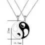 S925 Sterling Silver Best Friend Necklaces Heart 2 Piece Gifts Women Teen Girls Friendship BFF Pendant Necklace Set S925 Sterling Silver Best Friend Necklaces Heart 2 Piece Gifts Women Teen Girls Friendship BFF Pendant Necklace Set