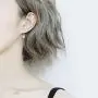 Sterling Silver Threader Tassel Earrings Star Drop Dangle Long Charm Earrings A Pair Sterling Silver Threader Tassel Earrings Star Drop Dangle Long Charm Earrings A Pair