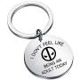 FAADBUK Deadpool Gift Deadpool Inspired Keychain Dont Feel Like Being an Adult Jewelry Deadpool Lover Gift