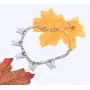 ABONDEVER Butterfly Tennis Choker Necklace Punk Hip Hop Bling Iced Cute Dainty Link Chain Alloy Crystal Zircon Bracelet Jewelry Set Gift for Women Girls