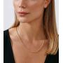 Jewelry Atelier Gold Chain Necklace Collection - 14K Solid Yellow Gold Filled Rope Chain Necklaces for Women and Men with Different Sizes (2.1mm, 2.7mm, or 3.8mm)