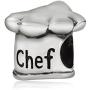 925 Sterling Silver Chef Charm Hat Charm Cooking Charm Anniversary Charm Birthday Charm for Pandora Charms Bracelet