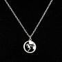 FUSTMW Rock Climber Necklace Gift Rock Climbing Necklace for Girls Climbing Lovers Gifts Rock Climbing Pendant Jewelry
