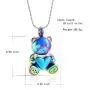 constantlife Cremation Jewelry Ashes Necklace Stainless Steel Teddy Bear Hold Heart Pet Urn Memorial Pendant Funeral Keepsake constantlife Cremation Jewelry Ashes Necklace Stainless Steel Teddy Bear Hold Heart Pet Urn Memorial Pendant Funeral Keepsake