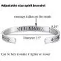 OSIANA Inspirational Cuff Bracelets for Women Keep Going Stainless Steel Engraved Personalized Mantra Quote Cuff Bangle Encouragement Jewelry Gift for Teen Girls with Hidden Message OSIANA Inspirational Cuff Bracelets for Women Keep Going Stainless Steel Engraved Personalized Mantra Quote Cuff Bangle Encouragement Jewelry Gift for Teen Girls with Hidden Message