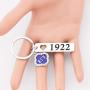 SEIRAA Sigma Gamma Rho Keychain 1922 Sorority Paraphernalia Gift SGR Pedant Sorority Jewelry