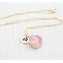 Sorority Shop Phi Mu Sisterhood Druzy Necklace