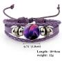 GOOEY Adjustable Wolf Braided Leather Bracelet - Cute Bangle Bracelets for Women, The Pretty Gifts for Women