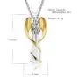 BLESSILY Cremation Jewelry for Ashes Angel Urn Necklace Keepsake Memorial ash Jewelry Gift for Men Women mom dad Lady Sister BLESSILY Cremation Jewelry for Ashes Angel Urn Necklace Keepsake Memorial ash Jewelry Gift for Men Women mom dad Lady Sister