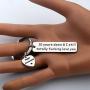CENWA 1st 5th 10th 20th Wedding Anniversary Keychain for Couples First Anniversary Five Ten Twenty Years Anniversary Jewelry