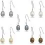 Sterling Silver Baroque Cultured Freshwater Pearl Dainty Drop Dangle Earrings