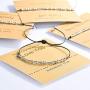 BBBGEM Morse Code Bracelets for Women/Men,Handmade Adjustable Silver Morris Code Bead Bracelet on Silk Cord for Friend/Family/Couple Secret Message Jewelry Inspirational Gift,with Gift Box