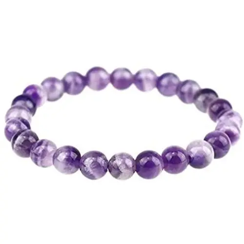 Adabele Natural Gemstone Bracelet 7'' 7.5'' 8 inch Stretchy Chakra Gems Stones 8mm (0.31'') Beads Healing Crystal Quartz Jewelry Women Men Girls Gifts