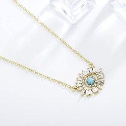 Obidos Evil Eye Jewelry Pendant Necklace S925 Post Earrings Evil Eye Adjustable Ring Turquoise Lucky Bracelet Baguette Cubic Turkish Faith Protection for Women