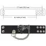 Aroncent 3pcs Black Metal Spike Studded Bracelet Goth Punk Rock Biker Costume Wide Strap Leather Bracelet Set Chain Halloween Wristband for Women Men Aroncent 3pcs Black Metal Spike Studded Bracelet Goth Punk Rock Biker Costume Wide Strap Leather Bracelet Set Chain Halloween Wristband for Women Men