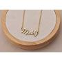 Aoloshow Personalized Name Necklace Bracelet Custom Made Any Names Jewelry Stainless Steel