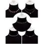 BBTO 9 Pieces Gold Layering Chain Choker Necklace Layered Pendant Statement Necklace for Women Girls (Style A) BBTO 9 Pieces Gold Layering Chain Choker Necklace Layered Pendant Statement Necklace for Women Girls (Style A)