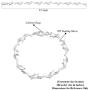 Shop LC Dolphin Link Bracelet 925 Sterling Silver Fashion Jewelry for Women Gifts for Her Size 7.25''