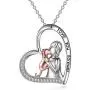 POPLYKE Horse/Giraffe/Cat and Girls Necklace for Girls Sterling Silver Horse/Giraffe Jewelry Gifts for Women