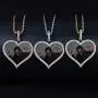 MoCa Jewelry Personalized Custom Photo Medallions Necklace & Pendant 18K Gold Silver Cubic Zircon Hip hop Jewelry Dog Tag Necklace for Men Women