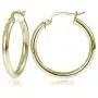 Hoops & Loops - Sterling Silver High Polished Click Top Hoop Earrings in Sizes 15mm - 25mm | Sterling Silver, Yellow & Rose Gold Flash Plated Hoops & Loops - Sterling Silver High Polished Click Top Hoop Earrings in Sizes 15mm - 25mm | Sterling Silver, Yellow & Rose Gold Flash Plated