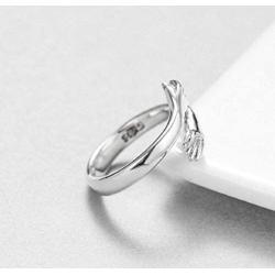 LMCIEZR 925 Sterling Silver Ring Womens Dress Girl Silver Hug Hand Open Ring Jewelry Lady (Unisex)