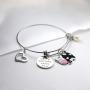 TongXin Funny Cow Jewelry for Women Just a Girls Who Loves Cow Bracelet Cow Themed Farm Gifts Cow Lover Gifts for Girls