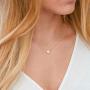 M MOOHAM Initial Heart Necklace for Girls Women, Dainty Cubic Zirconia Initial Heart Pendant Necklace for Women Girls Jewelry Gifts