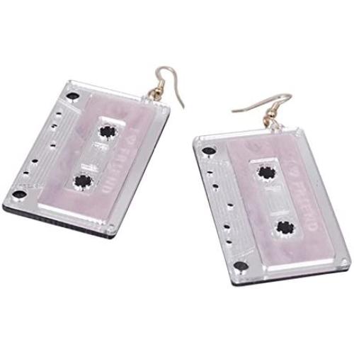 CutieJewelry Cassette Tape Dangle Cute Pretty Earrings