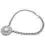 GWOOD 5 Percenter 7 Star Silver Color Pendant with 18 Inch Cuban Necklace