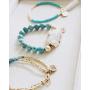 Kinsley Armelle Trinity Collection - Azure Bracelet
