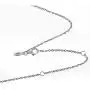 Ollia Jewelry 925 Sterling Silver 1.5mm Adjustable Rolo Chain Necklace with Lobster Claw Clasp Fit European Style Beads and Charms