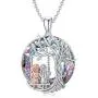 TOUPOP,Sister Gifts From Sister Sterling Silver Tree of Life Necklace with Circle Crystal Jewelry Gifts for Women Sister Mother Mom Friend Girls Birthday Mothers Day TOUPOP,Sister Gifts From Sister Sterling Silver Tree of Life Necklace with Circle Crystal Jewelry Gifts for Women Sister Mother Mom Friend Girls Birthday Mothers Day