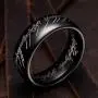 King Will 8mm Tungsten Carbide Ring for Men Black Lord of The Rings Comfort Fit High Polished King Will 8mm Tungsten Carbide Ring for Men Black Lord of The Rings Comfort Fit High Polished