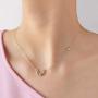 CCijiNG Necklace for Women，Fashion Dainty Pendant Necklaces Moon Star Planet Butterfly Mermaid Tail and Heart Necklace Chain Jewelry Gift for Women and Girls on Easter Day