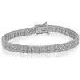 SHKA 2 Rows Tennis Bracelet 18K Women’s Bracelet CZ Bracelets with Sparking Cubic Zirconia SHKA 2 Rows Tennis Bracelet 18K Women’s Bracelet CZ Bracelets with Sparking Cubic Zirconia