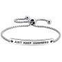 Just Keep Swimming Inspirational Cuff Expandable Bracelet Motivational Jewellery Amazing Gift