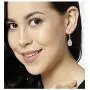 Vanbelle Sterling Silver Jewelry Pebble Inspired Teardrop Earring with Antique Finish for Women and Girls