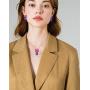 ORAZIO Pineapple Necklace Earrings for Women Gold Tone Statement Jewelry Set