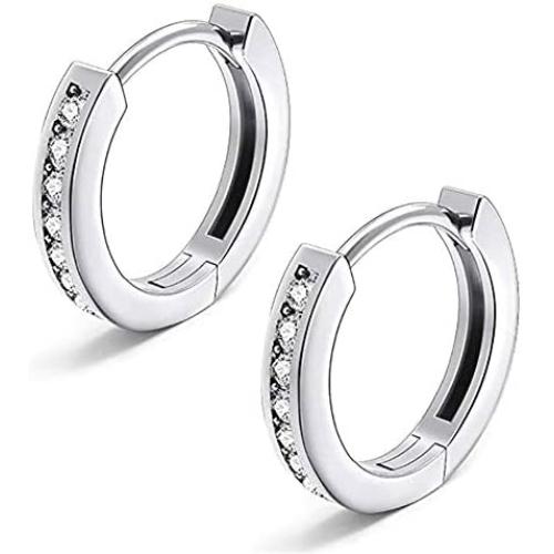 Hoop Earring 14K Plated Cuff Hoop Earrings Small Huggie Earrings Dainty Jewelry Gift for Women