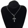 Ankh Cross Y Necklace Cross Y Necklace Egyptian Ankh Y Necklace Egyptian Religion Ankh Jewelry Coptic Gift