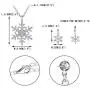EVER FAITH Austrian Crystal Snowflake Necklace Earrings Set EVER FAITH Austrian Crystal Snowflake Necklace Earrings Set