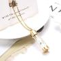 weikui Gold Hourglass Cremation Jewelry for Ashes Stainless Steel Pendant Locket Keepsake Memorial Urn Necklace for Dad Mom Grandma