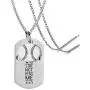 MIAOGIFT PrayerChrist who Strengthens Phil 4:13 Pendant Christian Gift for Girls Boys Teens I can do All Things Through Bible Verse Stainless Steel Pendant Religion Necklace
