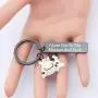 BAUNA Cute Cow Keychain Cow Lover Jewelry I Love You To The Moooon And Back Farm Animal Lover Gifts For Farmers Best Friend