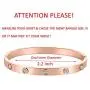 Love Friendship Bracelet Bangle Gold Rose Gold Silver with Cubic Zirconia Stones Stainless Steel Hinged Jewelry with Crystal Oval Bracelet Birthday Present for Her Women Teen Girls Love Friendship Bracelet Bangle Gold Rose Gold Silver with Cubic Zirconia Stones Stainless Steel Hinged Jewelry with Crystal Oval Bracelet Birthday Present for Her Women Teen Girls