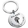 Gzrlyf Yoga Keychain Meditation Gifts for Yoga Lovers Yoga Instructor Yogi Gifts I am Rooted but I Flow Gzrlyf Yoga Keychain Meditation Gifts for Yoga Lovers Yoga Instructor Yogi Gifts I am Rooted but I Flow