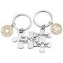 HN HNHB Her Demon His Angel Couple Keychain Promise Gift Funny Wedding Jewelry Gifts